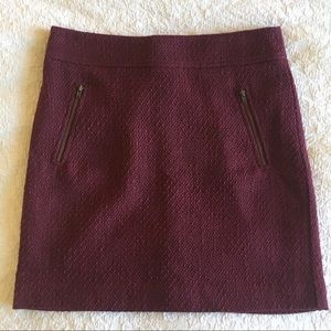 LOFT Tweed Mini Skirt